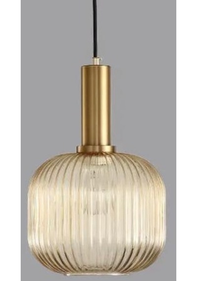 Rsylight Rustik Dekoratif Metal Modern Bal Opal Camlı Tekli Avize Çap:20 Bal - Eskitme