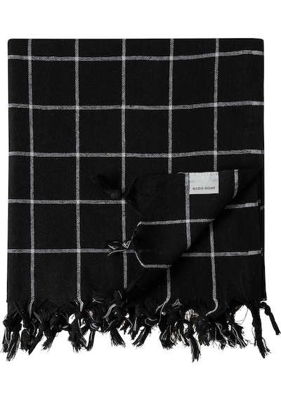 Mudo Home Edwın Siyah Çok Amaçlı Örtü 140x140