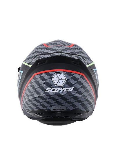 Scoyco Double Ve Güneş Vizörlü Full Face Motosiklet Kaskı
