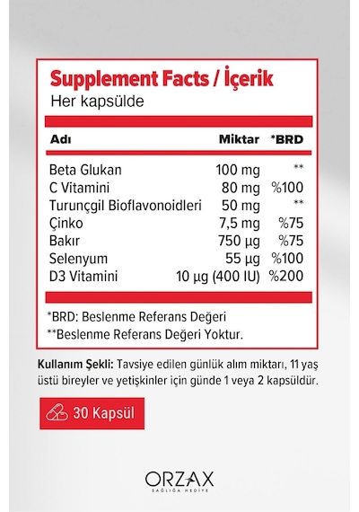 İmunol Complex 30 Kapsül X 3 Adet