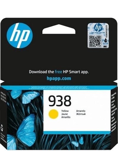 Hp 938 4S6X7PE Sarı Mürekkep Toneri