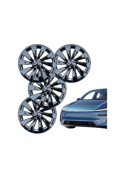 Tesla Juniper Auron Jant Kapağı Seti 20 İnç Parlak Siyah