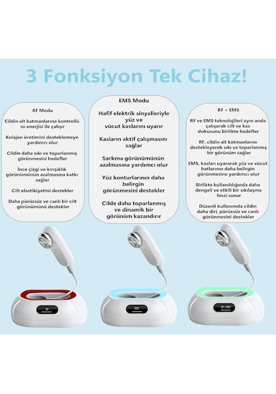 Robx A07 Yeni Nesil Rf-EMS Cilt Sivilce Ve Yüz ve Vücut Aleti