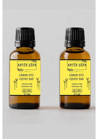 %100 Saf Limon Otu Uçucu Yağı - 2 X 10 Ml 20 ML