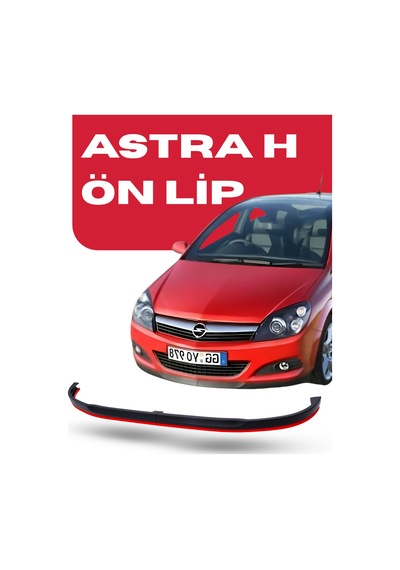 Astra H Lip Kırmızı Plastik Dil Ön Ek Universal