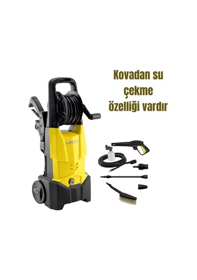 Mey İthalat Lavor One Extra 135 1900 Watt Basınçlı Yıkama Makinası 135 Bar