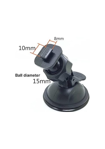 Araç içi ayarlanabilir geçmeli vantuzlu kamera tutucu araç içi vakumlu kamera tutucu 15x10x8mm
