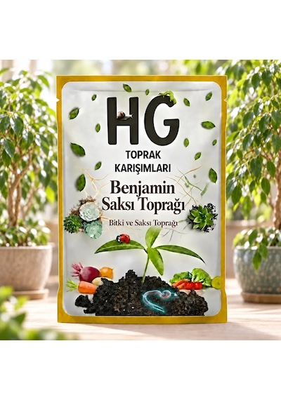 Hg Benjamin Saksı Toprağı Hg-ben-40l 40 L