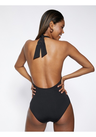 Koton Halter Yaka Mayo Siyah 2sak20155bm 2SAK20155BM999 Siyah