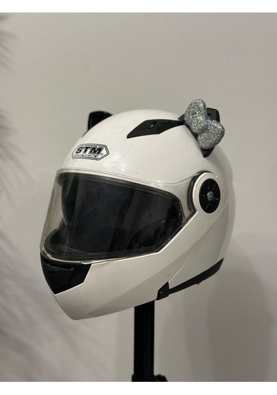 Motor & Motosiklet Hologram Fiyonklu Siyah Kedi Kulak Kask Dış Aksesuarı Diğer