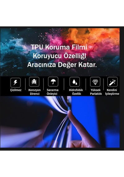Ssangyong Torres / Actyon Uyumlu Vites Etrafı Piano Black Tpu Kor