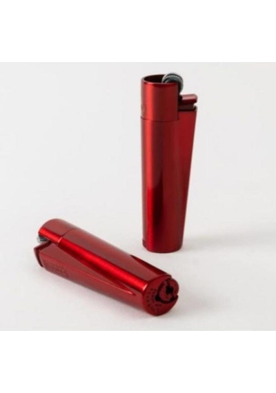 Clipper Kırmızı Renkli Metal Çakmak Renk Kırmızı