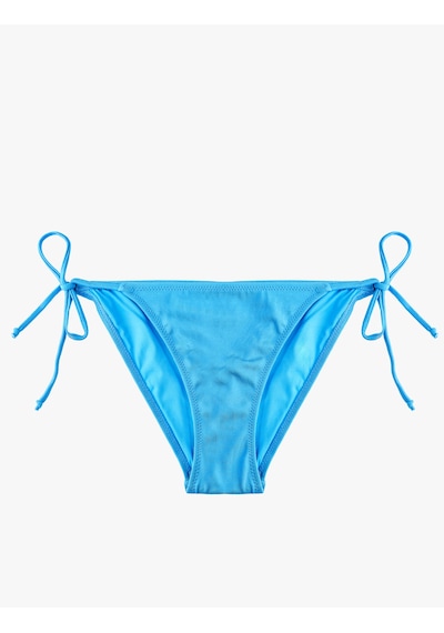 Koton Yanları Bağlamalı İpli Bikini Altı Mavi 6sak00019mm