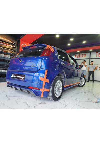 Punto Grande Spoiler---Fibersan Tuning