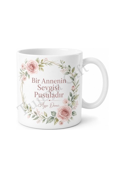Süper Anne Yazılı Kişiye Özel Baskılı Kupa Bardak Anneler Günü Hediye Beyaz / Çok Renkli