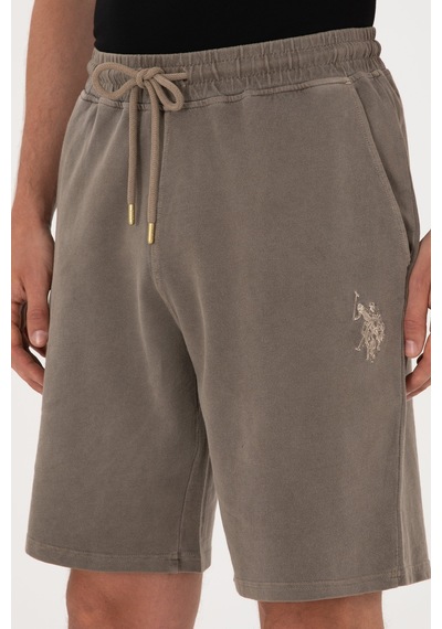 U.s. Polo Assn. Erkek Vizon Şort Örme 50298037-vr052 Vizon