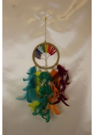 Dream Catcher Düş Kapanı Hayat Ağacı Renkli