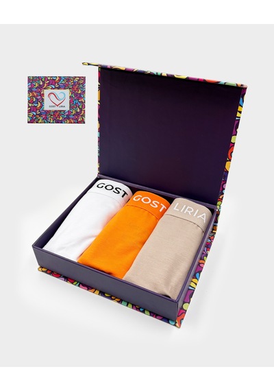 Gost Liria Soft Trio Kadın Slip 3 Lü Paket - Çok Renkli Çok Renkli
