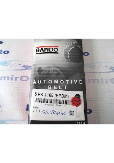 55184060 Alternatör Kayışı Klimalı 1,4 Albea-Palio-Siena BANDO
