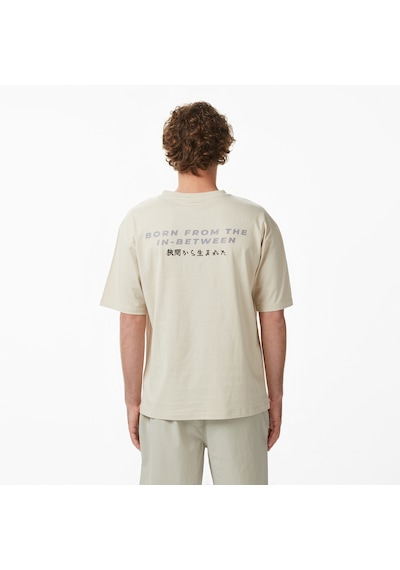 Unıted4 Regular Fit Erkek Krem T-shirt Laspa Çok Renkli