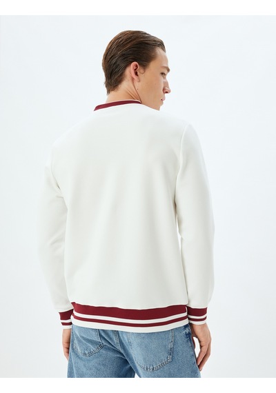 Koton Slogan Baskılı Sweatshirt Bisiklet Yaka Şardonlu Pamuk Karışımlı Beyaz 5wam70168mk Beyaz Koton Slogan Baskılı Sweatshirt Bisiklet Yaka Şardonlu Pamuk Karışımlı Beyaz 5wam70168mk Beyaz