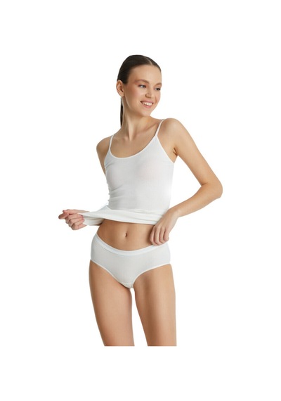 Kadın Slip Külot Essential 1306 Beyaz