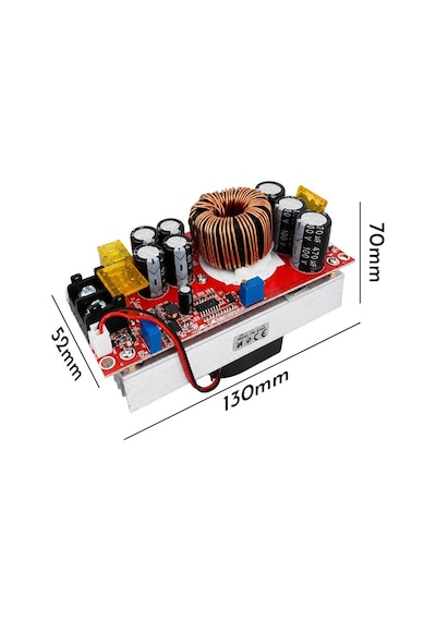 Powermaster Pm-28739 1800 Watt 20 Amper 10-60v To 12-90v Ayarlanabilir Boost Yükseltici Modül