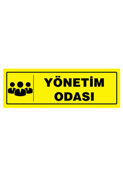 Yönetim Odası Folyo Baskı Etiket