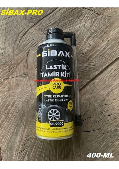 Sibax Pro 400ml Lastik Tamir Spreyi Tamir Köpüğü Lastik Yapıştırıcı Sprey