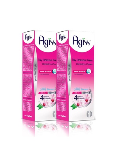 Agiss Normal Ciltler için Kiraz Çiçeği Tüy Dökücü Krem 100 ML x 2