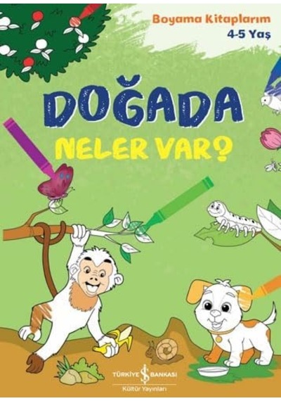 Doğada Neler Var Boyama Kitaplarım 4 - 5 Yaş
