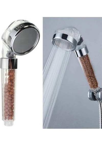 Sulook Boncuklu Spa Su Tasarruflu Ve Arıtmalı Duş Başlığı Su Arıtma Filtreli Başlık Boncukluduş