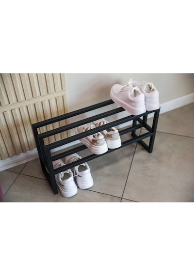 Aju Endüstriyel Metal Ayakkabılık Şık Modern Koridor Ayakkabı Rafı Dayanıklı Metal Stand Dolap İçi Raf Siyah Aju Endüstriyel Metal Ayakkabılık Şık Modern Koridor Ayakkabı Rafı Dayanıklı Metal Stand Dolap İçi Raf Siyah