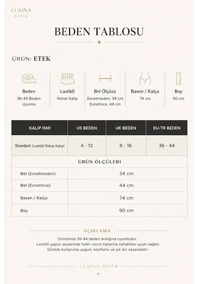Kadın Petrol Yeşili Poplin Kumaş Uzun Etek Beli Lastikli Günlük Maxi Etek 90 Cm