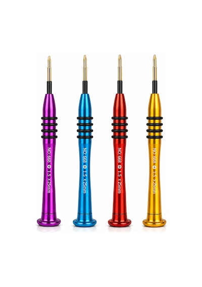 Manyetik Tornavida 1.5x25 Mm Cep Telefonu Ve Elektronik Tamir Aleti - Mavi No:668