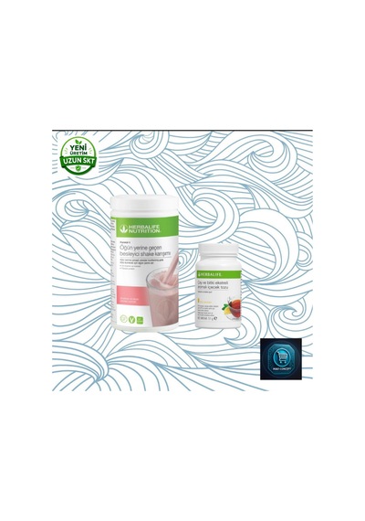 Herbalife Formül 1 Besleyici Shake Karışımı 500 G + Çay Ve Bitki Ekstreli Aromalı İçecek Tozu Limon Aromalı 51 G Shakelimonset1a
