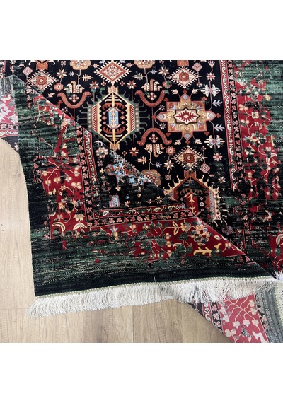 Hoom Rugs Tebriz Kr01 150 Tarak Makina Halısı Çok Renkli
