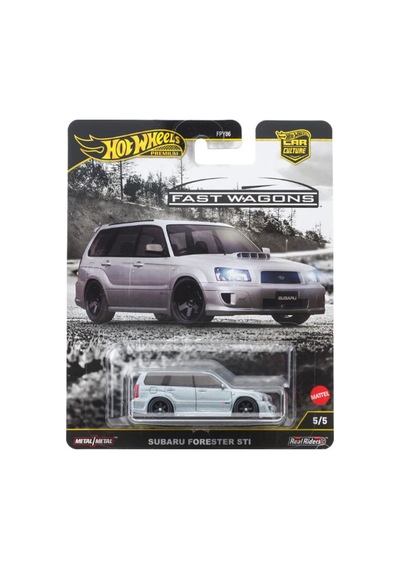 Premium Fast Wagons - Subaru Forester Sti - Gri 1/64 Çok Renkli