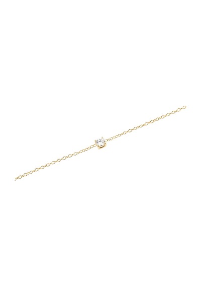 Mirelle Solitaire Bracelet Gold Gold