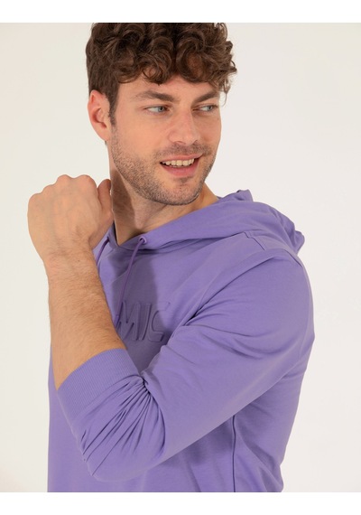 Pierre Cardin Erkek Lila Sweatshirt 50262651-vr034 Lila