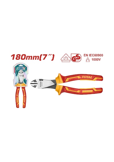 Total Set-8 İzoleli Pense 200mm+izoleli Yan Keski 180mm+izoleli Karga Burun 200mm