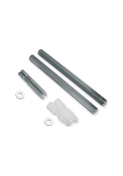 Gizli Raf Tutucu 14 Cm X 8 Mm, İki Takım Krom