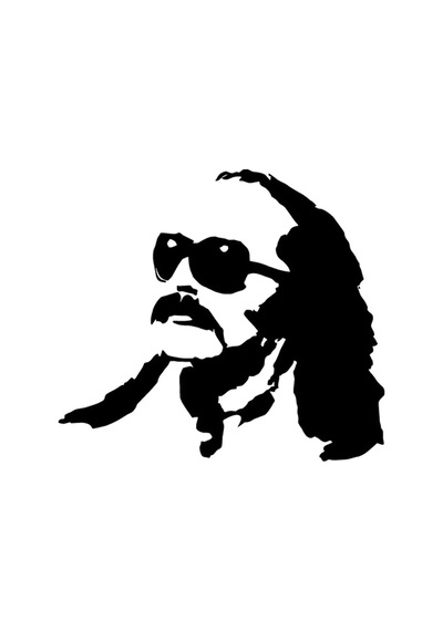 Cem Karaca Oto Özel Yeni Sticker Siyah 25 X 22 Cm