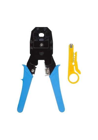 Rj45 Ethernet Rj11 Rj12 Rj45 Telefon Sıkma Çakma Pensesi Cat5 Cat6 Pense
+ Kablo Soyucu