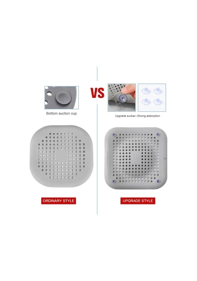 2'li Yapışkanlı Silikon Lavabo Süzgeci Kötü Koku Ve Pislik Tutucu Banyo Mutfak Gider Kapağı Plasti Diğer