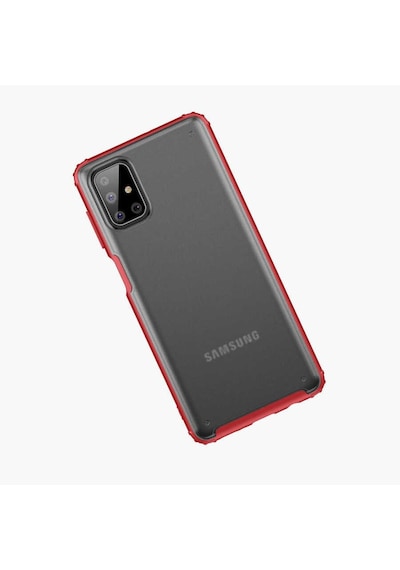 Samsung Uyumlu Galaxy M51 Kilif Armor Shield Zirhli Koruma Silikon 411055100