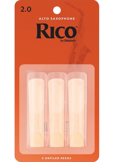 D'addario Rja0320 Rico Alto Saksafon Kamışı No: 2.0 Başlangıç/eğitim - 3'lü Paket Başlangıç Paketi, Ekonomik Tercih Ve Klasik Turuncu Kutu