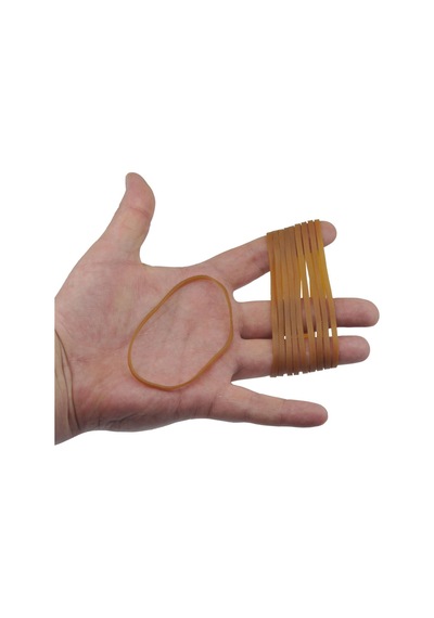 Ekoset 100 x 5 MM Geniş Kauçuk Paket Ambalaj Lastiği 500 G
