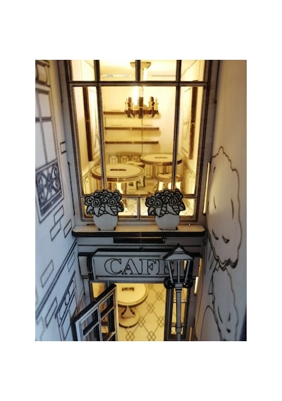 Book Nook Cafe Kitap Tutucu Dıy Kendin Yap