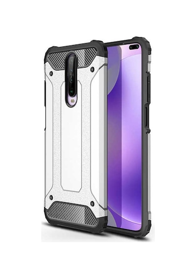 Kilifone - Xiaomi Uyumlu Poco X2 - Kılıf Çift Katman Zırh Tank Crash Military Kapak - Gri
